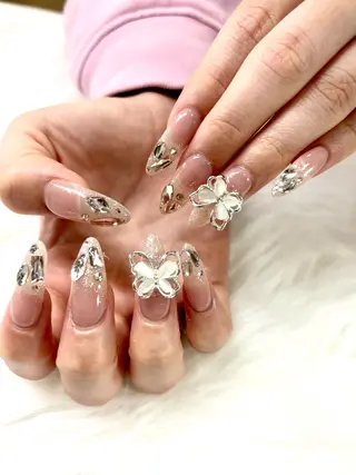 ロング mimi‪‪❤︎‬ harukaのネイルデザイン