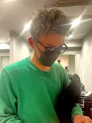 カラー メンズ LUANA/千種 さなのヘアスタイル