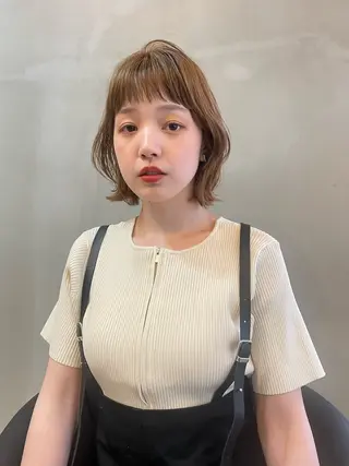 ショート カラー ショート/ボブ/ 心斎橋/宮脇美奈のヘアスタイル