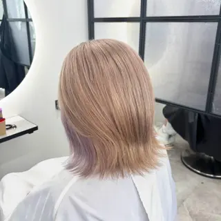 ミディアム カラー Ren. 🦋デザインカラーのヘアスタイル