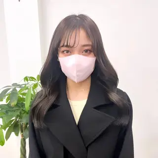 セミロング HIROKO / 透明感暖色カラー🎀のヘアスタイル