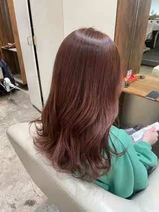ロング カラー 【完全個室】髪質改善 暖色カラー/山崎唯奈のヘアスタイル