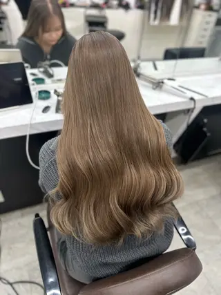 ロング プルエクステ/カラー ⭐️KIR̋Aのヘアスタイル