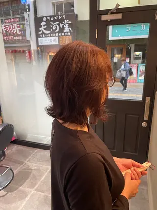 ミディアム カラー La fith hair SHIN 大分所属・Lafith 大分／ ヨッシーのヘアスタイル