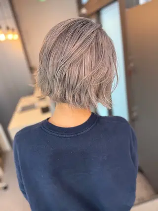 ショート Blonde nagoya sakae所属・岡留 愛美のヘアスタイル