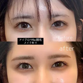 アイブロウ aka'aka ハマムラのマツエク・マツパデザイン