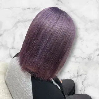 ミディアム カラー セルバ所属・HIRORO ブリーチ/ハイトーンのヘアスタイル