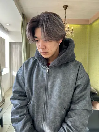 ショート カラー 似合わせパーマ/ メンズパーマ/しゅうのヘアスタイル