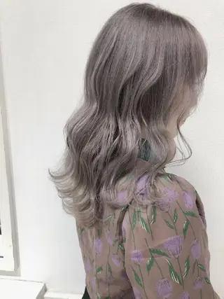 セミロング ヘアアレンジ カラー GiseL 博多 ジゼル　博多のヘアスタイル