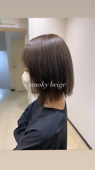 ショート カラー オカベ ショウマのヘアスタイル