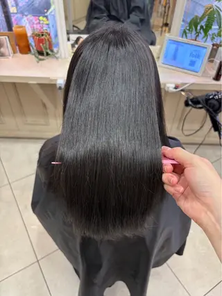 セミロング ボブ職人/ボブ縮毛 髪質改善のヘアスタイル