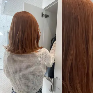ミディアム カラー ヘアアレンジ stylist ◎RUKI.のヘアスタイル