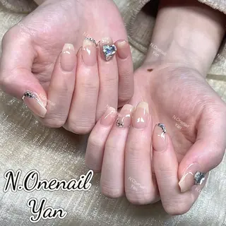 ネイル 長いだし/スカルプ/ パラシェルN.oneのネイルデザイン