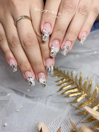 ネイル ラベンダー💖日暮里 ルル💖ネイルのネイルデザイン