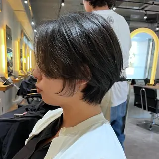 ショート ブリーチなしカラー /新百合ヶ丘/安形翔のヘアスタイル