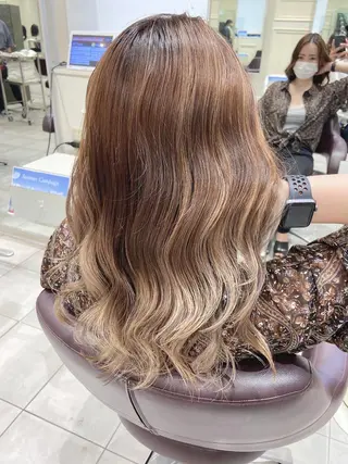 ロング カラー 韓国/色気/レイヤー /AVANCE天王寺のヘアスタイル