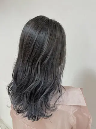 セミロング カラー ヘアアレンジ 【Sweep】おじま のぞみのヘアスタイル