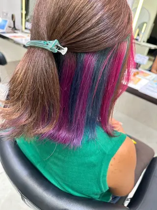 ミディアム 岸 保奈美のヘアスタイル