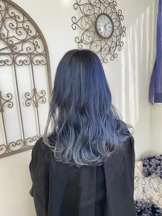 セミロング ボヌールソレイユ所属・☁️彦坂唯有/ 透明感カラー☁️のヘアスタイル