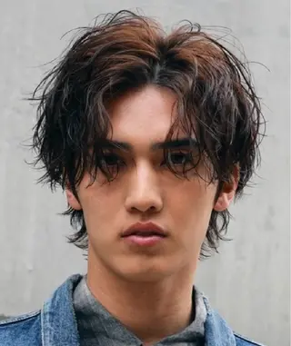 パーマ メンズ 仙台フェザーパーマ/ fifth/遠藤楓雅のヘアスタイル