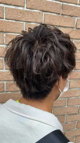 カラー メンズ メンズブリーチカラー /パーマ ごーた立川のヘアスタイル