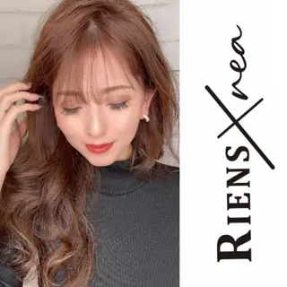 ロング カラー RIENS xreaのヘアスタイル