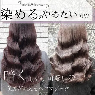セミロング カラー 縮毛矯正/ 髪質改善/浅見拓哉のヘアスタイル