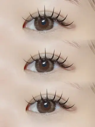 マツエク・マツパ Shiori .のマツエク・マツパデザイン