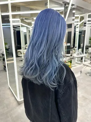 ロング カラー ブリーチ指名No.1 Daikiのヘアスタイル