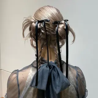 ヘアアレンジ 🌐カワイイ製造機 💖マチ🦋のヘアスタイル