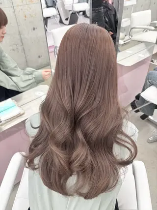 カラー NI表参道所属・Kana/韓国ヘア /暖色カラー🍒のヘアスタイル