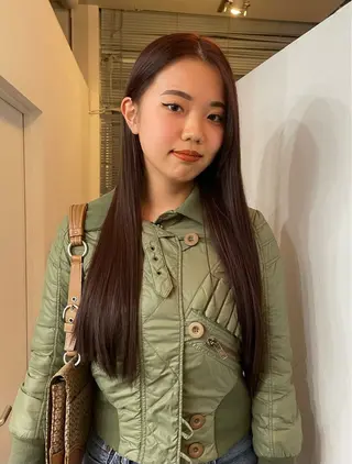 ロング カラー chiharu ボブ/レイヤーのヘアスタイル