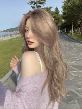 ロング カラー ワンホンヘア ケラチン/Kaitoのヘアスタイル