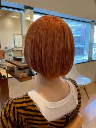 ショート カラー 透明感カラー/ 艶カラー/ここ🍒のヘアスタイル