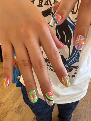 ネイル FlyingSeep 🐑kaho💟🌈のネイルデザイン