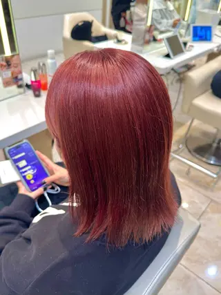 セミロング カラー kureha𓈒𓋜 ANNETTA🐣‪のヘアスタイル