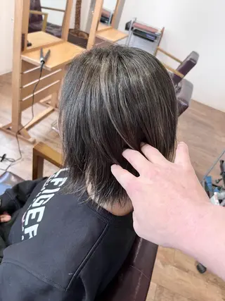 ショート カラー KIZU 髪質改善 オカルト怪談のヘアスタイル