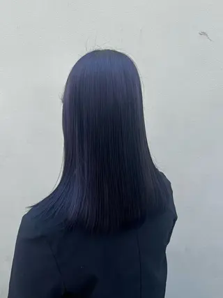 ミディアム カラー 透明感/血色カラー/ 似合せレイヤー/ゆいのヘアスタイル