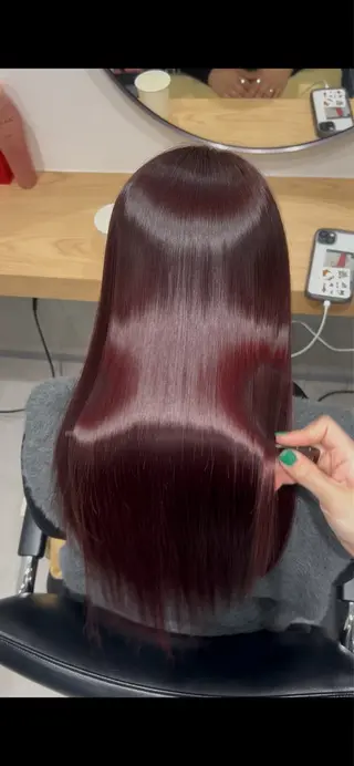 ロング RAF TOKYO 薬院店所属・福岡【髪質改善】 艶カラー/ MIHOのヘアスタイル