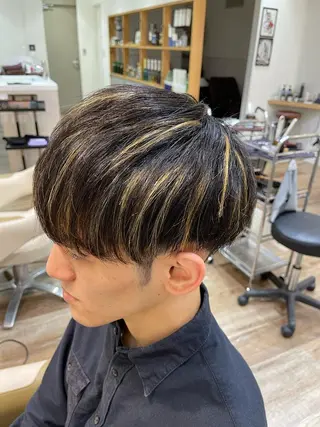 カラー メンズ メンズパーマ 北原寿樹のヘアスタイル