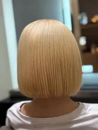 ショート ✂︎デザインカラー YOSHIKI✂︎のヘアスタイル