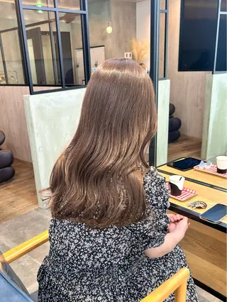 ロング カラー 韓国×髪質改善カラー 💎hinaのヘアスタイル
