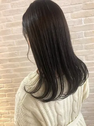 セミロング カラー hair salon Ranun髪質改善のヘアスタイル