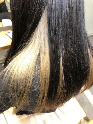 ロング カラー パーマ美容師 hanaのヘアスタイル