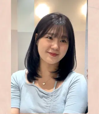 ミディアム ❤︎︎韓国ヘア❤︎︎ 𝑺𝒉𝒊𝒉𝒐のヘアスタイル