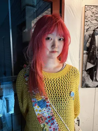 セミロング カラー ハイトーン/デザイン /ひさやのヘアスタイル