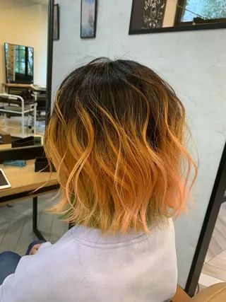 ミディアム カラー est hair Ameri 松戸西口店所属・est  店長 ✂︎高橋✂︎のヘアスタイル