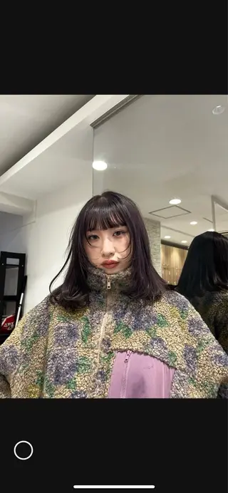 セミロング カラー 【カラー支持率No. 1】リノ🪐のヘアスタイル