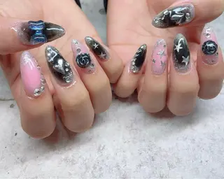 ロング ネイル NailbyN所属・Nail_by N1のネイルデザイン