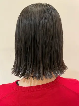 ミディアム ボブカット 佐々木 祐太のヘアスタイル